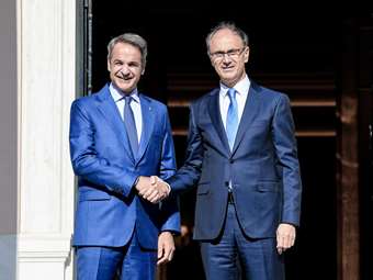 Συνάντηση Κ. Μητσοτάκη με τον πρωθυπουργό της Σερβιας - Στο επίκεντρο η στήριξη της Ελλάδας στην ευρωπαϊκή προοπτική των Δυτ. Βαλκανίων