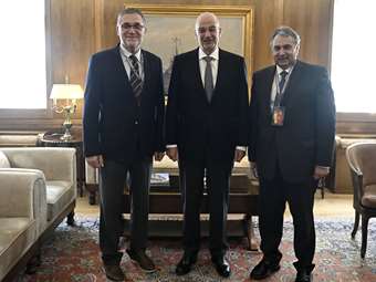 Συνάντηση Ν. Δένδια - Β. Κορκίδη: Στο τραπέζι η συμμετοχή των ελληνικών εταιρειών στα εξοπλιστικά προγράμματα