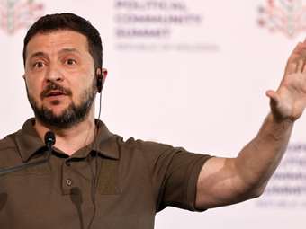 Ουκρανία: Ο πρόεδρος Ζελένσκι λέει ότι είχε "εποικοδομητικές" συνομιλίες με τον Σέρβο ομόλογό του