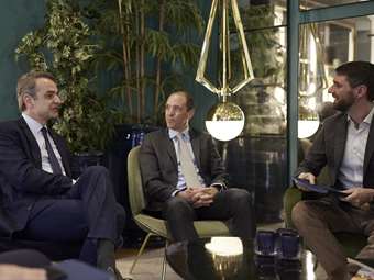 Συναντήσεις Κυριάκου Μητσοτάκη με CEOs και στελέχη τεχνολογικών κολοσσών