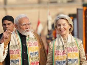 Φον ντερ Λάιεν: ΕΕ και Ινδία γράφουν ιστορία - Δημιουργήσαμε μια ζώνη ελεύθερου εμπορίου 2 δισ. ανθρώπων