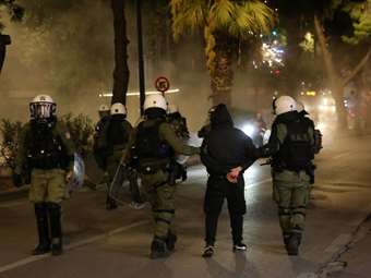 Ένταση στην πορεία για την Παλαιστίνη - 19 προσαγωγές