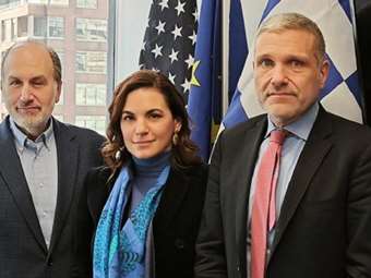 Συναντήσεις με στελέχη της τουριστικής βιομηχανίας είχε η Ολγα Κεφαλογιάννη στη Νέα Υόρκη