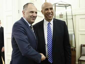 Συνάντηση Γ. Γεραπετρίτη με τον Αμερικανό γερουσιαστή Κόρι Μπούκερ