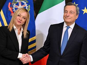 Ιταλία: Συνάντηση Μελόνι-Ντράγκι στη Ρώμη