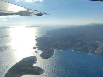 Την πρώτη δοκιμαστική πτήση προς την Ερμιόνη Αργολίδας πραγματοποίησε η Hellenic Seaplanes