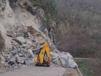 Δράμα: Διακοπή κυκλοφορίας στο οδικό δίκτυο Παρανεστίου - Διποτάμων - Πρασινάδας