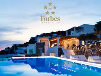 Kορυφαία διάκριση Five-Star για το Katikies Mykonos στα Forbes Travel Guide Star Awards 2024