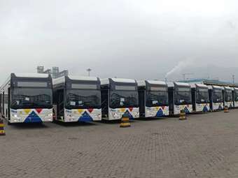 Ξεκίνησαν από το κινεζικό λιμάνι Lianyungang τα 110 ηλεκτρικά λεωφορεία για τη Θεσσαλονίκη