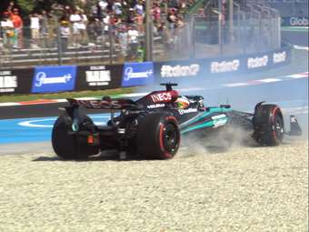 F1: Ατύχημα της Mercedes στην Monza (video)