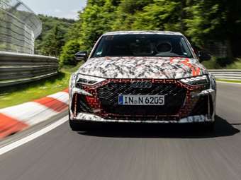 Πρώτες εικόνες του νέου Audi RS3 και ρεκόρ στο Nurburgring