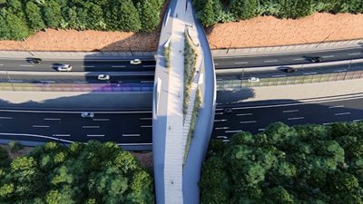 Η μεγαλύτερη γέφυρα της Ελλάδας θα εξυπηρετεί 10.000 οχήματα την ώρα