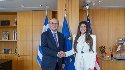 Συνάντηση Κ. Χατζηδάκη - K. Γκιλφόιλ: "Στο υψηλότερο επίπεδο των τελευταίων ετών οι σχέσεις Ελλάδας-ΗΠΑ"