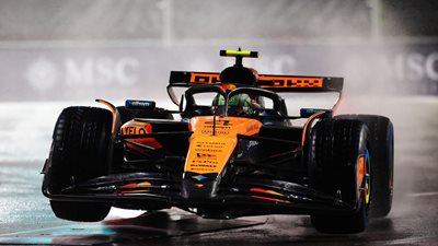 F1 GP Λας Βέγκας Κατατακτήριες: Άνετα ο Norris στην βροχή