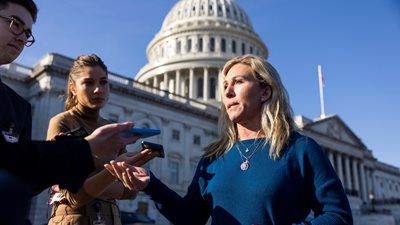 Μάρτζορι Τέιλορ Γκριν: Ρεπουμπλικανοί στο Κογκρέσο κοροϊδεύουν τον Τραμπ, αλλά "τρέμουν" μια ανάρτησή του