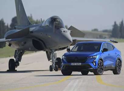 To Renault Rafale συναντά το μαχητικό Rafale της Πολεμικής Αεροπορίας της Ελλάδας