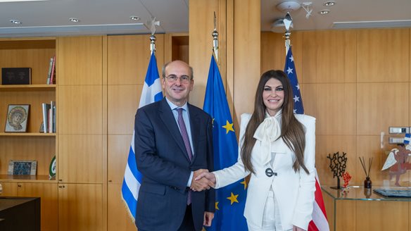 Συνάντηση Κ. Χατζηδάκη - K. Γκιλφόιλ: "Στο υψηλότερο επίπεδο των τελευταίων ετών οι σχέσεις Ελλάδας-ΗΠΑ"