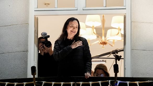 Μαρία Κορίνα Ματσάδο: Ο Μαδούρο θα φύγει από την εξουσία με ή χωρίς διαπραγματεύσεις