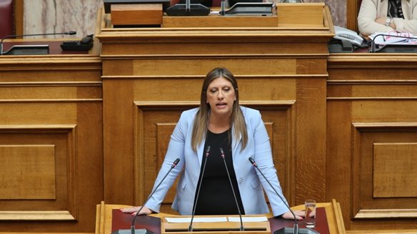 Ζ. Κωνσταντοπούλου: Είμαστε πολύ κοντά στο τέλος της ήδη έκπτωτης διακυβέρνησης