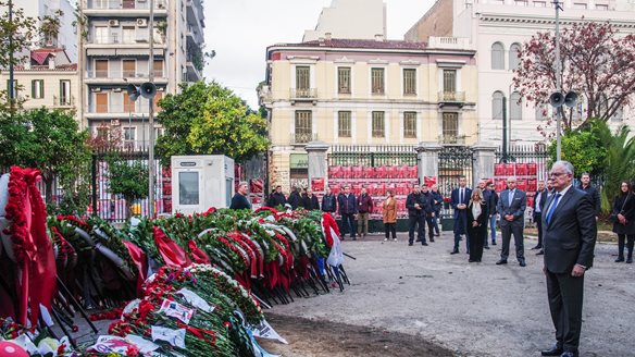 Στο Πολυτεχνείο ο Πρόεδρος της Δημοκρατίας Κ. Τασούλας - Η δήλωσή του για την Επέτειο