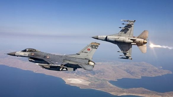 Τουρκικά F-16 κατέρριψαν μη επανδρωμένο αεροσκάφος προερχόμενο από τη Μαύρη Θάλασσα