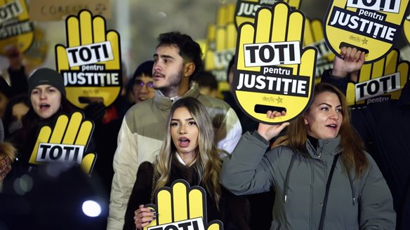 Ρουμανία: Χιλιάδες διαδήλωσαν κατά της δικαστικής διαφθοράς