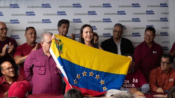 Βενεζουέλα: Η Μαρία Κορίνα Ματσάδο δεν θα μείνει "στην εξορία" μετά την απονομή του Νόμπελ της