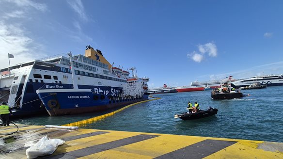 ΟΛΠ: Ολοκληρώθηκε η άσκηση ετοιμότητας για την αντιμετώπιση περιστατικών ρύπανσης στο λιμάνι του Πειραιά