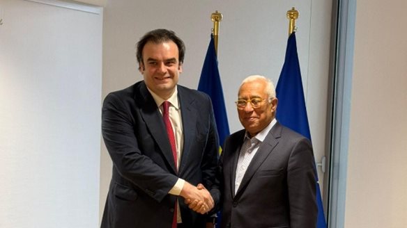 Συνάντηση Κ. Πιερρακάκη με Αντόνιο Κόστα: Σταθερότητα, ανάπτυξη και ανθεκτικότητα οι προτεραιότητες