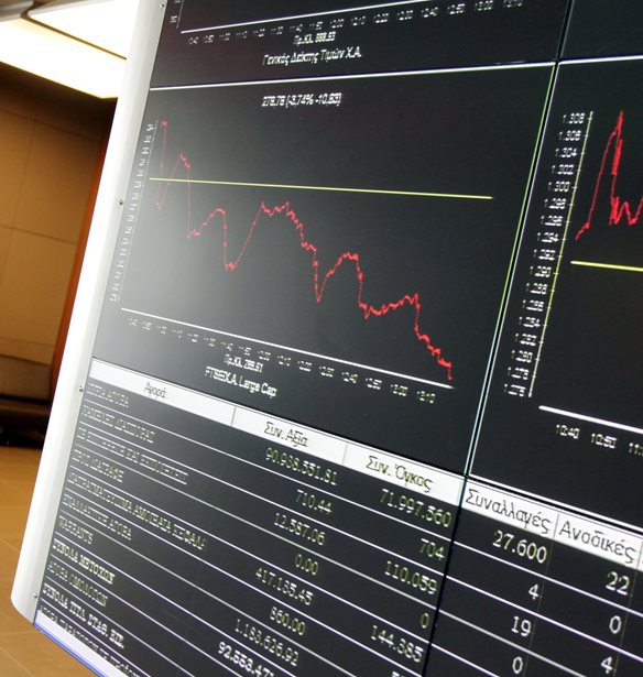Χρηματιστήριο: Απώλειες 1% με βαρίδι την Eurobank και τζίρο μαμούθ 447 εκατ. ευρώ
