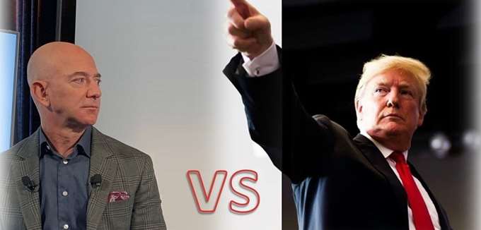Amazon: Η "προσωπική αντιπάθεια" του Τραμπ για τον Bezos η αιτία απώλειας της σύμβασης του Πενταγώνου