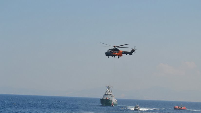 Διάσωση 24 αλλοδαπών νότια του Ταίναρου με συνδρομή της Frontex