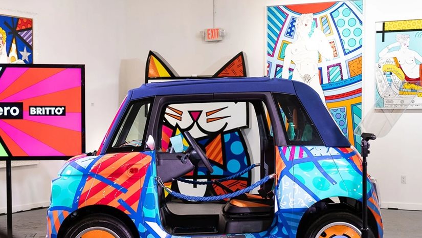 Δείτε το μοναδικό Fiat Topolino με την υπογραφή του Romero Britto
