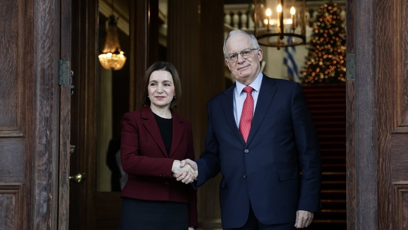 Συνάντηση Κ. Τασούλα με την πρόεδρο της Μολδαβίας - "Ελλάδα και Μολδαβία συνδέονται με γερούς ιστορικούς δεσμούς"