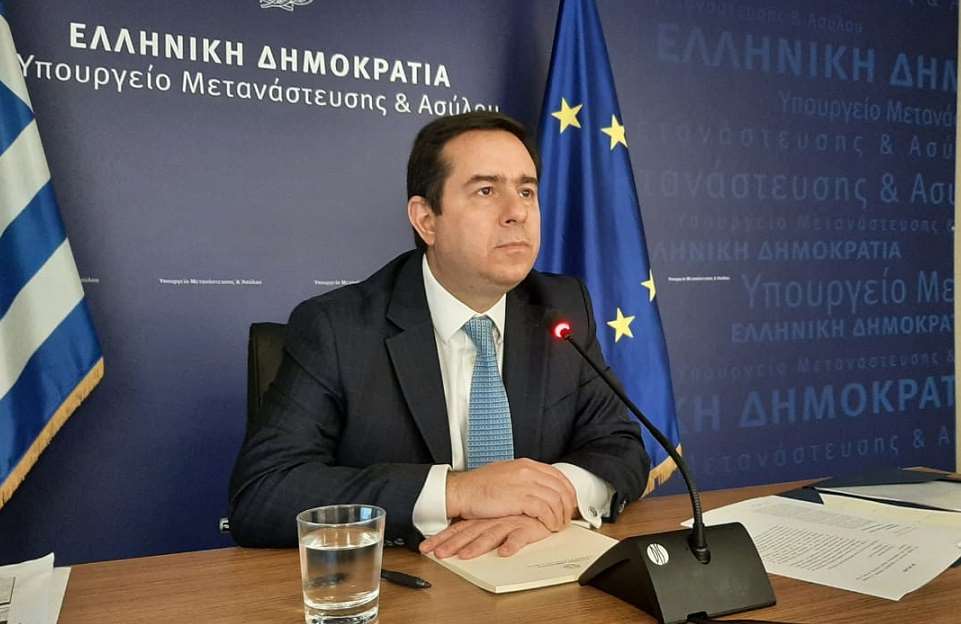 Συνάντηση του Υπ. Μετανάστευσης και Ασύλου κ. Νότη Μηταράκη, με τον Υπ....