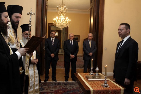 Ορκίστηκε ο Γ. Στουρνάρας ως διοικητής της ΤτΕ
